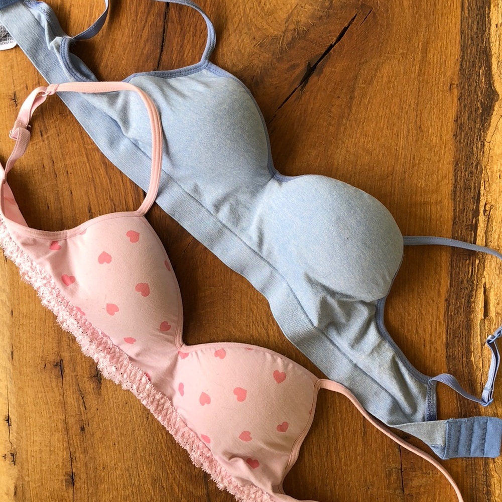 Forever 21 bras. No underwire. Some padding